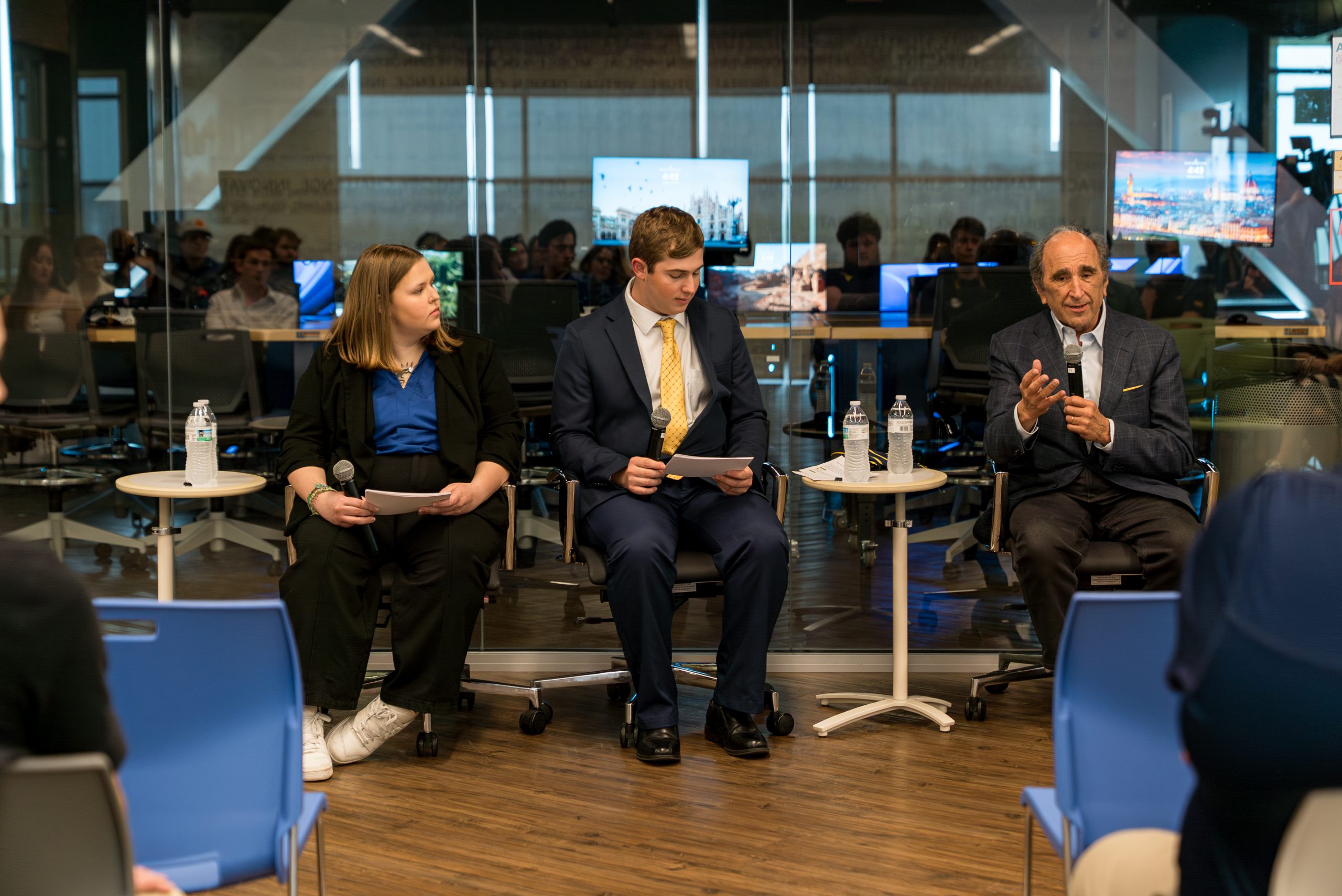 Andy Lack fireside chat at West Virginia University